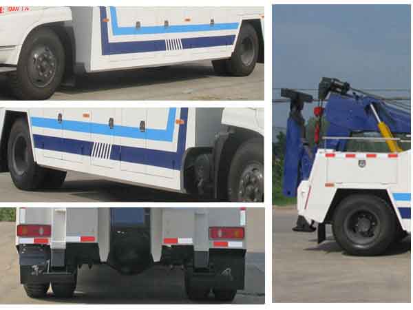 东风天锦清障车_20吨清障拖车_拖吊型清障救援车_CLW5161TQZD5型清障车