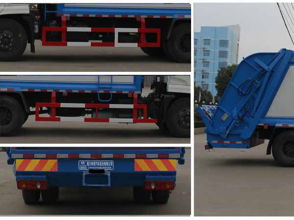 10方东风天锦压缩垃圾车_生活垃圾压缩运输车_CLW5120ZYSD5型压缩式垃圾车