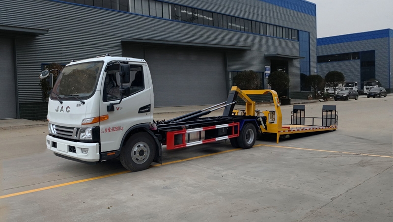5.6米平板江淮清障拖车_CLW5081TQZH6型清障车